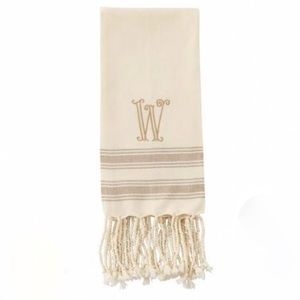 Mud Pie W Initial Kitchen Towel